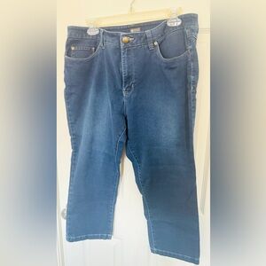 Haggar Women's Ankle & Cropped Jeans - Dark Blue